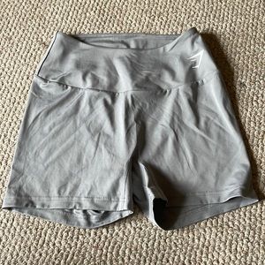 Gymshark light grey training shorts, size S